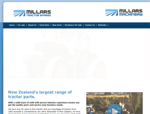 Tablet Screenshot of millarsmachinery.co.nz